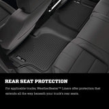 Husky Liners Weatherbeater Series | Front & 2nd Seat Floor Liners - Black | 99371 | Fits 2015-2021 Ford Mustang Convertible/Coupe 3 Pcs