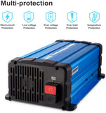 1000 watt Inverter Pure Sine Wave Power Inverter 12V to 110V Inverter DC to AC with Remote Controller and Display and USB Charger