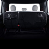 LUCKYMAN CLUB Custom Seat Covers Fit for 2015-2020 F150 Crew Cab, 2017-2020 F250 F350 F450 Superduty Crew Cab with Faux Leather (F1-Gray )