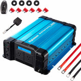 1000 watt Inverter Pure Sine Wave Power Inverter 12V to 110V Inverter DC to AC with Remote Controller and Display and USB Charger