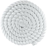 Golberg Premium USA Made Twisted Nylon Rope - (3/8 Inch x 600 Feet, White)