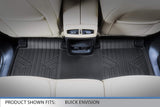 SMARTLINER Custom Fit Floor Mats 2 Row Liner Set Black Compatible with 2016-2020 Buick Envision