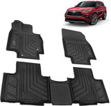 Floor Mat for Ford Bronco 2021 2022 4 Door 3D All-Weather Floor Liners Rear Cargo Liner Full Set Trunk Mats Accessories