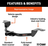 CURT 11483 Class 1 Trailer Hitch, 1-1/4-Inch Receiver, Fits Select Infiniti G35, Nissan 350Z
