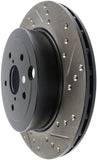 StopTech 127.47030L Sport Drilled/Slotted Brake Rotor (Rear Left), 1 Pack