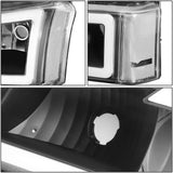 DNA Motoring HL-LB-CSIL03-BK-CL1-B Headlight (Driver & Passenger Side) For 03-07 Silverado 03-06 Avalanche