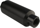 Aeromotive 12309 Filter, In-Line, 100-Micron Stainless Mesh Element, ORB-12 Port, Black Hard-Coat, Marine, 2-1/2" OD