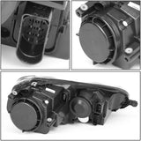 DNA Motoring HL-OH-VW05-BK Black Housing Headlights Replacement For 05-10 Golf GTI Jetta Rabbit