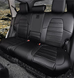 Beerte Car Seat Cover Fit for 2017-2020 Honda CRV,Automotive Custom Interior Accessories,Waterproof&Scratchproof&Nonslip Car Seat Cover Protector,Full Set Black Leather Auto Seat Covers