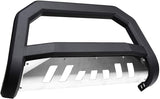Armordillo USA 7174283 AR Series Bull Bar Fits 2009-2015 Honda Pilot - Matte Black W/Aluminum Skid Plate