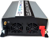 GoWISE Power 1000W Pure Sine Wave Inverter 12V DC to 120V AC with 2 AC Outlets + 1 5V USB Port, 2 Battery Cables, and Remote Switch (2000W Peak) PS1002, Updated Model, Grey, Standard
