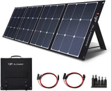 ALLPOWERS 120W Portable Solar Panel Charger 20V Monocrystalline Foldable Solar Panel Kit with MC-4 Output Solar Charger for RV Van Power Station Outdoor Camping Off Grid