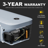 SetPower 12 volt Refrigerator, Portable Fridge and Freezer, 12V Compressor Cooler, Car Cooler for Camping, Traveling, 12/24V DC 110/240V AC, 0℉~50℉, 12L/13 Quarts