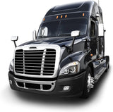 GG Grand General 89402 Freightliner Cascadia Projector Headlight with White LED Running Light for 2008 and Newer – Driver Side, Matte Black
