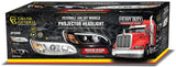 GG Grand General 89451 Chrome Projection Headlight with LED Position, Passenger Side for Peterbilt 386/387 Models