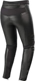Alpinestars Women's Vika v2 Leather Street Motorcycle Pant, Black, 42