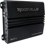 Rockville RVA-M3 4000w Peak/1000w CEA RMS @ 1 Ohm Amplifier Mono Car Amp+Remote