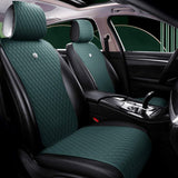 Red Seat Covers Universal Leather Seat Cover Comfortable Car Seat Cover 2/3 Covered 11PCS Fit Car/Auto/SUV (A-China red)