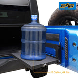 EAG Metal Tailgate Table Cargo Storage Rack Shelf Compatible with 07-18 Wrangler JK