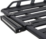 Rhino Rack LED Light Bar Bracket for Pioneer Platform, Tray, Elevation, Black, Small