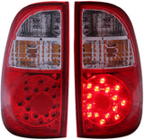 Anzo USA 311117 Toyota Tundra Red/Clear LED Tail Light Assembly - (Sold in Pairs)