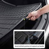 CENFUN for Tesla Model Y All Weather Cargo Liner Mat，TPE Trunk and Storage Mats Interior Accessories (A Set of Three) Fit 2020-2022Model Y
