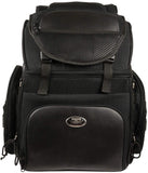 Milwaukee Performance SH689 Black Large Nylon Sissy Bar Bag with Back Pack Straps