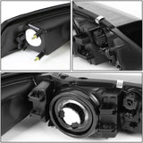 DNA Motoring HL-OH-FM99-BK-AM Black Amber Headlights Replacement Compatible with 99-04 Mustang