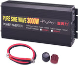 VQBAA 4000w Power Inverter DC 12V to 110V AC Car Pure Sine Wave Inverter with,Electrical Equipment Suitable for Camping or Traveling, Household appliances or Outdoor workplaces