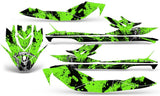 Wholesale Decals Jet Ski Graphics kit Sticker Decal Compatible with Sea-Doo GTI SE130 2011-2019 - Reaper V2 Green