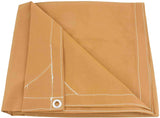 Mytee Products 12' x 20' Tan Canvas Tarp 12oz Heavy Duty Water Resistant