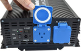 3000W Output Power Inverter with Dual sockets and USB, Modified sine Wave, Input DC12V or DC 24V Output 110V 60Hz. (12V)