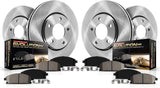 Power Stop KOE4079 Autospecialty Front and Rear Replacement Brake Kit-OE Brake Rotors & Ceramic Brake Pads