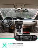 Dual Dash Cam Car Dash Camera 1080P 1440P Front and Rear 330° HD Angle Lens Recording G-Sensor APP WiFi Control Night Vision 24hr Motion Detection(with Car Mount Bracket), Support 128GB SD Card