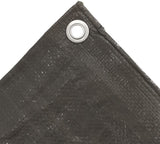 Sunnydaze 30x40 Multipurpose Tarp - Heavy-Duty Outdoor Plastic Reversible Protective Cover - Laminated on Both Sides - Dark Gray