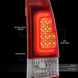 DNA Motoring TL-CSIL03-LED-RD3D-CH-RD 3D LED Tail Light (Driver & Passenger Side)