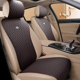 Red Seat Covers Universal Leather Seat Cover Comfortable Car Seat Cover 2/3 Covered 11PCS Fit Car/Auto/SUV (A-China red)