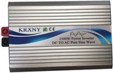 KRXNY 2500W Off Grid Pure Sine Wave Solar Power Inverter 48V DC to 110V 120V AC Converter 60HZ with LCD Display