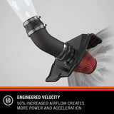K&N Cold Air Intake Kit: High Performance, Guaranteed to Increase Horsepower: Fits 2001-2007 Chevy/GMC Heavy Duty (Silverado 2500, Silverado 3500, Sierra 2500, Sierra 3500) 6.0L V8, 57-3031-1