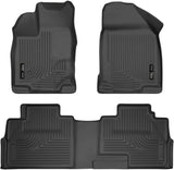 Husky Liners Weatherbeater Series | Front & 2nd Seat Floor Liners - Black | 99761 | Fits 2007-2014 Ford Edge, 2007-2015 Lincoln MKX 3 Pcs