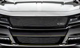 2015-2021 Charger Laser Billet Bumper Grille, Polished, 1 Pc, Overlay - PN #6224760