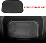 Xipoo Fit Tesla Model Y Trunk Mat Floor Mats Cargo Mat Cargo Liner for 2020 2021 2022 Tesla Model Y Accessories (Four Trunk Mats + Floor Mats)