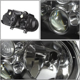 DNA Motoring HL-OH-VWGOLF99-BK Black Housing Projector Headlights Replacement For 99-06 Golf Cabrio