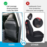 Seat Covers for Toyota RAV4 XLE 2022 2021 2020 2019, Custom Ultra Waterproof Leather Front & Rear Seat Protector Interior Accessories
