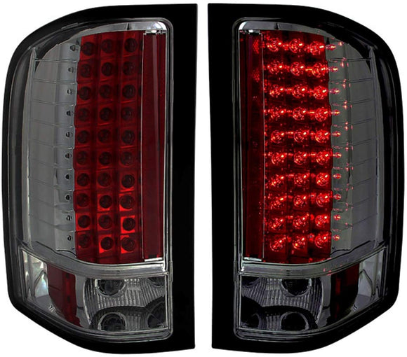 AnzoUSA 311159 Smoke LED Taillight for Chevrolet Silverado - (Sold in Pairs)
