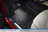 SMARTLINER Custom Fit Floor Mats 2 Row Liner Set Black Compatible with 2016-2020 Buick Envision
