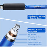 100FT Heated Drinking Water Hose 2.0 for Rv Garden Home with Energy Saving Thermostat,1/2" Inner Diameter Withstand Temperatures Down to-45°F-Lead and BPA Free (100FT)