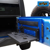 EAG Metal Tailgate Table Cargo Storage Rack Shelf Compatible with 07-18 Wrangler JK
