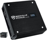 Rockville Krypton-M5 8000 Watt Peak / 2000w RMS Mono 1 Ohm Car Amplifier Amp
