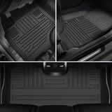 MIROZO Floor Mats Fits for 2015-2022 Ford F-150 SuperCrew Cab,All Weather Car Floor Mats Front & 2nd Seat Floor Liners